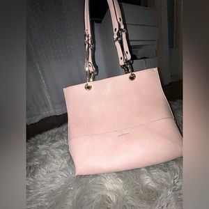 calvin klein beige pinky purse shoulder bag/tote